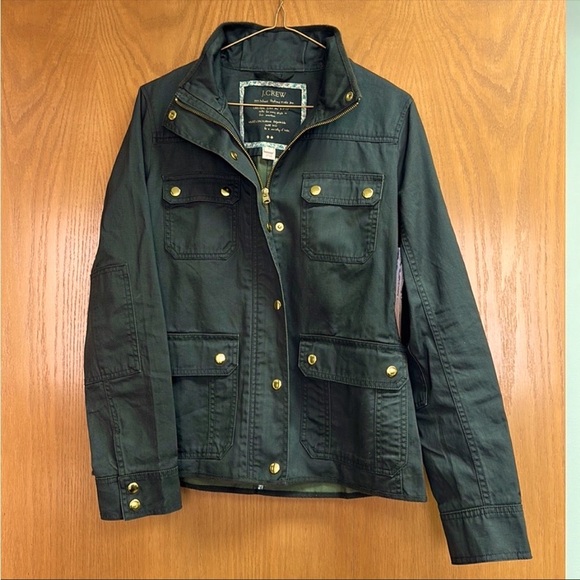 J. Crew Resin Coat / Field Jacket - Picture 2 of 11